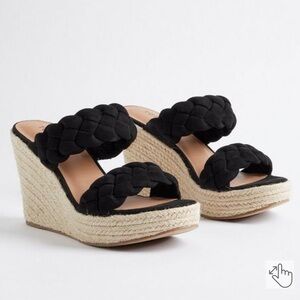Braided Espadrille Platform Sandal